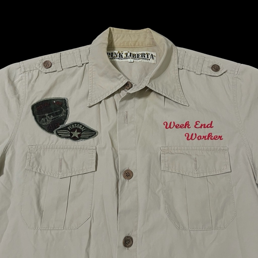 Pink Liberta Button Up - Picture 3 of 5
